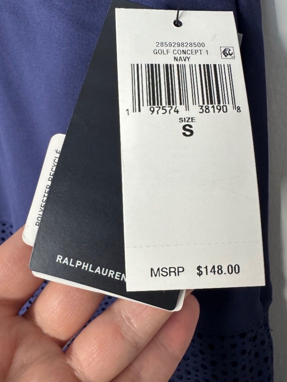 Ralph Lauren Dark Navy Athletic Skirt with Built-In Shorts – Size S – New - Picture 3 of 10